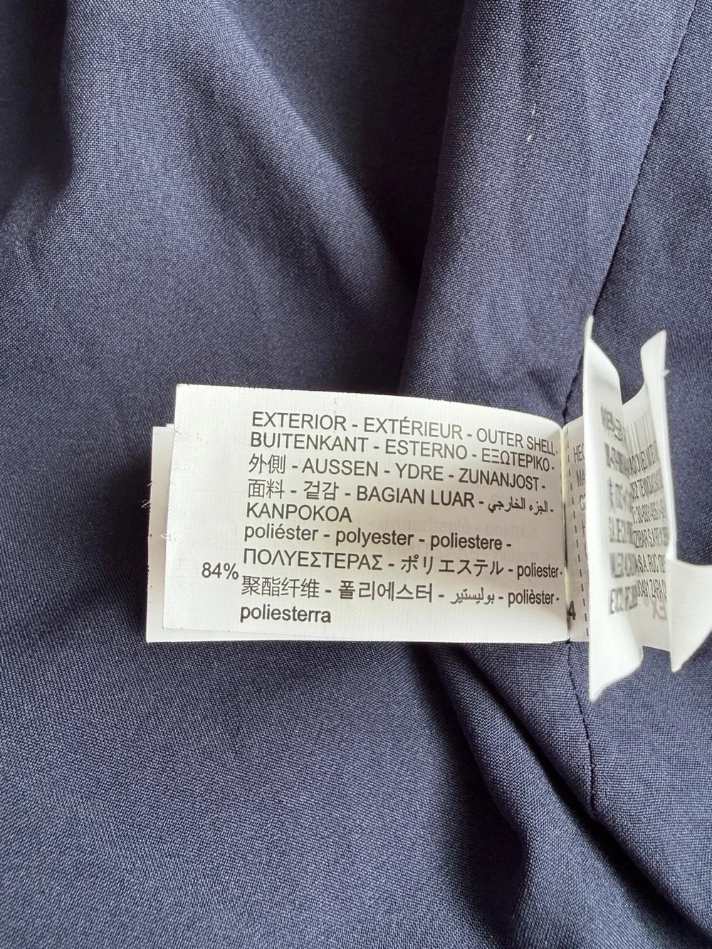 Zara Navy Blue Suit Sport Coat Blazer Jacket Boys Size 11-12